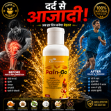 AyuvedaHealth Pain-Go Oil | Ayurvedic Herbal Pain Relief Oil for Joint, Muscle & Back Pain | Natural Relaxation & Body Comfort Support | Fast Absorbing Massage Oil