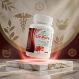 Ayurveda Health Liv-Pure Tablets | Ayurvedic Herbal Wellness Supplement with Giloy, Kalmegh & Bhringraj | 60 Tablets