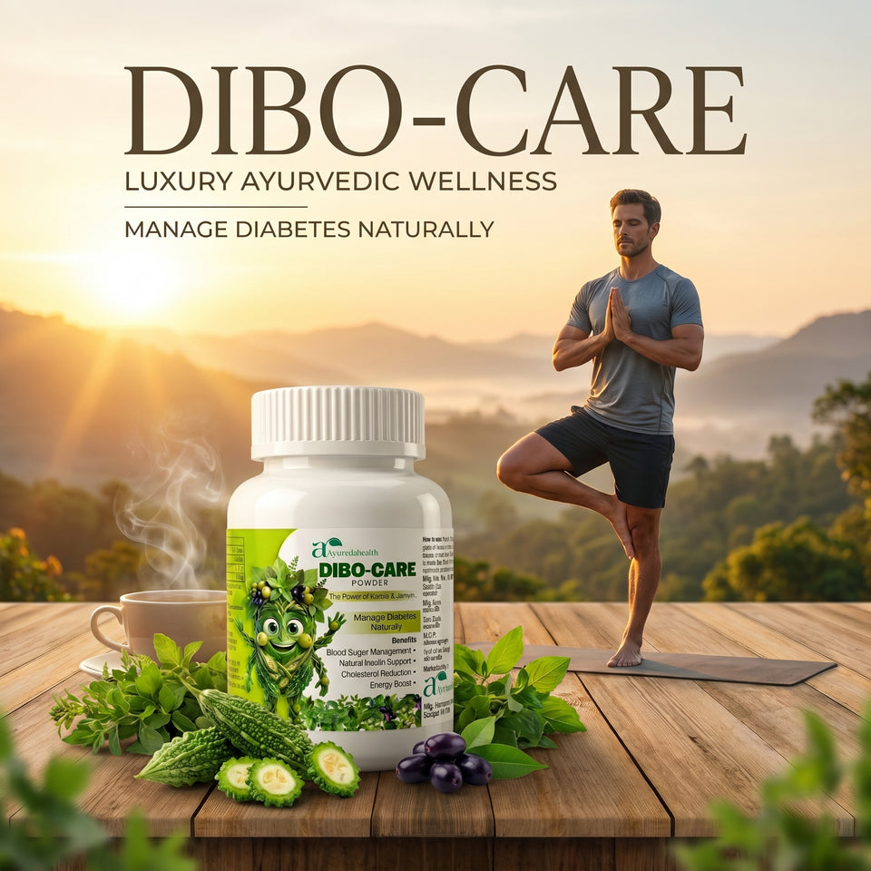 Ayurveda Health Dibo-Care Powder | Karela & Jamun Herbal Wellness Supplement for Blood Sugar Support | 200g
