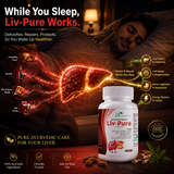 Ayurveda Health Liv-Pure Tablets | Ayurvedic Herbal Wellness Supplement with Giloy, Kalmegh & Bhringraj | 60 Tablets